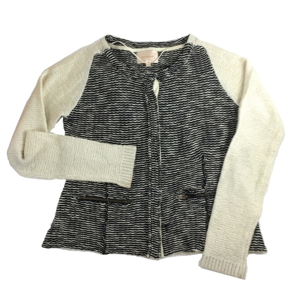 Stitch Fix Skies Are Blue Zip Textured Cardigan - Picture 4 of 8